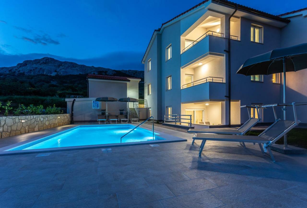 Apartments Mateo 2 Baska  Bagian luar foto